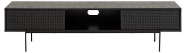 ТВ стол Actona Angus 97467, черный, 1800 мм x 400 мм x 445 мм