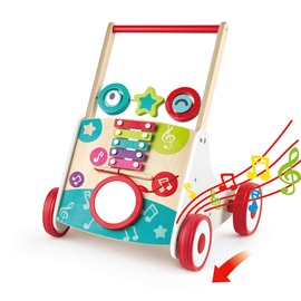 Stumjamās rotaļlietas Hape My First Musical Walker E0383, 50 cm, daudzkrāsaina