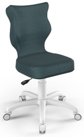 Bērnu krēsls Petit MT06, zila/balta, 370 mm x 770 - 830 mm