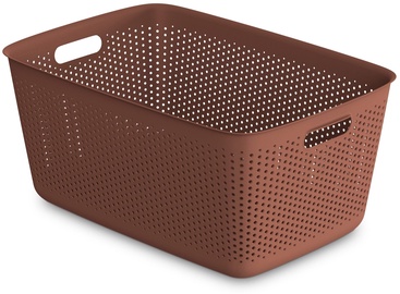 Hoiukorv, esemete hoidmiseks Orplast OpenStore, 45 l, punane, 58 x 39.5 x 26.5 cm