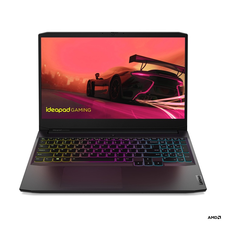 Sülearvuti Lenovo Gaming 3 82K201HQLT, AMD Ryzen 5 5600H, 16 GB, 512 GB, 15.6 ", Nvidia GeForce RTX 3050 Ti, hall