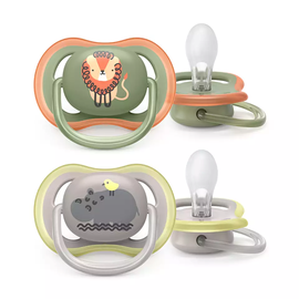 Knupītis Philips Avent Ultra Air B, no 6 mēnešiem, daudzkrāsaina, 2 gab.