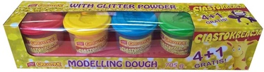 Plastilīns Easy Creative Glitter 834220, daudzkrāsaina