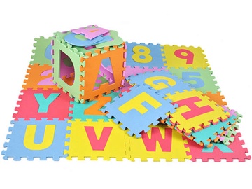 Spēļu paklājs Iso Trade Foam Puzzle XL12240, 30 cm x 30 cm, 36 gab.