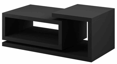 Kafijas galdiņš Helvetia Bota 97, melna, 120 cm x 60 cm x 47 cm