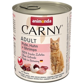 Влажный корм для кошек Animonda Carny Adult, курица/индюшатина/морепродукты, 0.8 кг