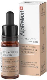 Sejas eļļa AlpReleaf Workout 10% CBD, 10 ml, sievietēm