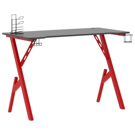Игровой стол VLX Y Shape Legs 110cm, черный/красный
