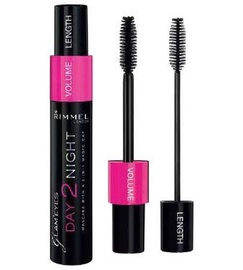 Ripsmetušš Rimmel London Day 2 Night Black, 9.5 ml