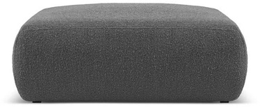 Пуф Micadoni Home Molino Boucle, темно-серый, 100 см x 100 см x 36 см