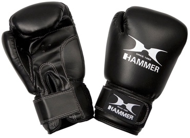 Boksa cimdi Hammer Fit 93806, melna, 6 oz