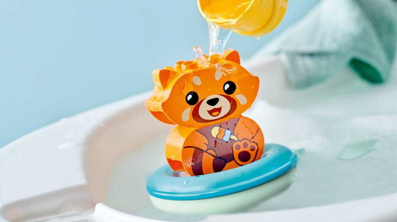 Конструктор LEGO® DUPLO® My First Приключения в ванной: Красная панда на плоту 10964, 5 шт.