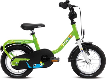 Vaikiškas dviratis Puky Steel, žalias, 12"