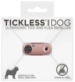 Ультразвуковой отпугиватель клещей Tickless Mini Ultrasonic Tick & Flea Repeller, розовый