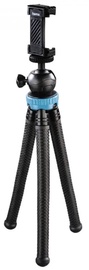 Selfiju statīvs Mini tripod 3in1, melna