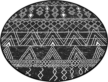 Vannas istabas paklājs Foutastic Straordinario Black Circle 359CHL4696, melna, 160 cm x 160 cm