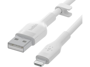 Kabelis Belkin BoostCharge USB-A for Lightning, 1 x Lightning/1 x USB Type-A, 2 m, balta