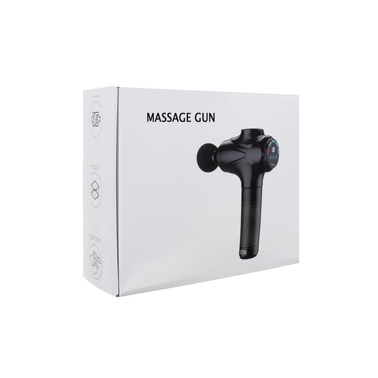 Masāžas pistole Malatec Massage Gun 9678, 24.5 cm x 24 cm, melna