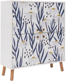 Kapp Kalune Design Multi Purpose Daisy 869VEL4516, valge/tumesinine, 36 cm x 95 cm x 111 cm