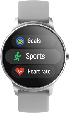 Viedais pulkstenis Forever Smartwatch ForeVive 2 SB-330 SB-330, sudraba