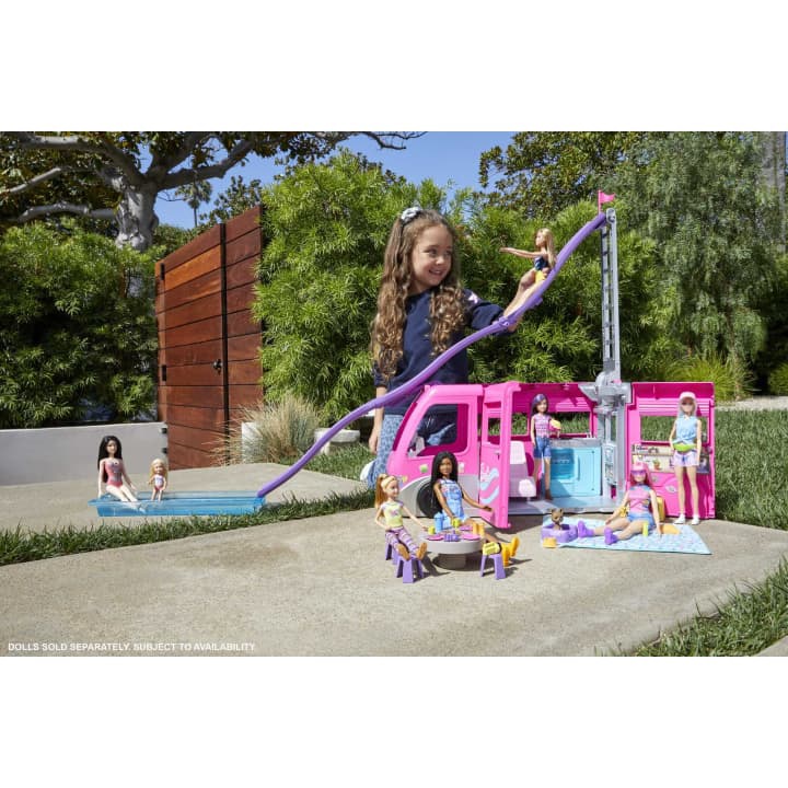 Mattel barbie dream camper hot sale