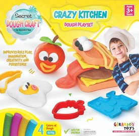 Plastilīns Gerardos Toys Crazy Kitchen 56452, daudzkrāsaina