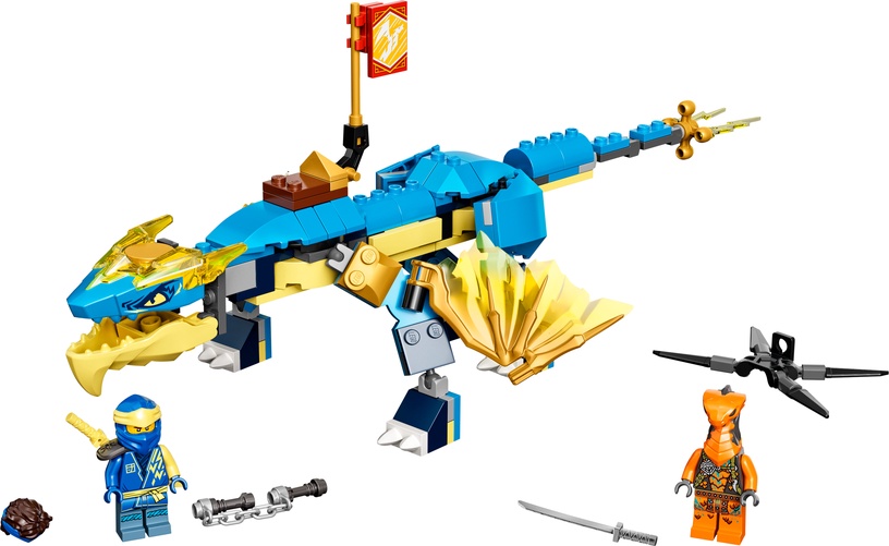 Konstruktors LEGO® NINJAGO® Jay pērkona pūķis EVO 71760, 140 gab.