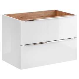 Шкаф для раковины Hakano Barios, белый/дубовый, 46 x 80 см x 57 см