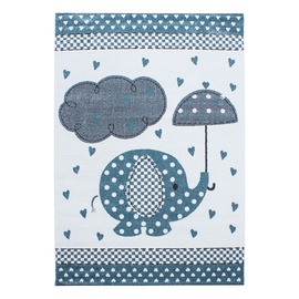 Ковер комнатные Ayyildiz Kids Elephant 200290057, синий/белый/серый, 290 см x 200 см