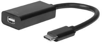 Adapter MicroConnect USB-C to Mini DisplayPort USB-C male, Mini Display Port female, 0.2 m, must