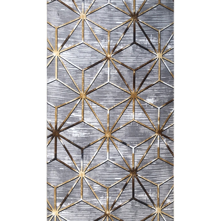 Ковровая дорожка Conceptum Hypnose 1093, золотой/серый, 700 см x 150 см