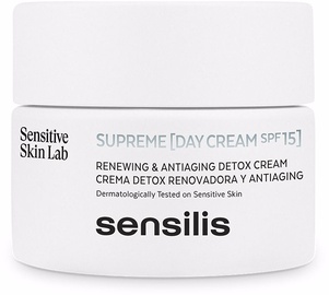 Sejas krēms Sensilis Supreme Renewing & Antiaging Detox Cream, 50 ml, sievietēm