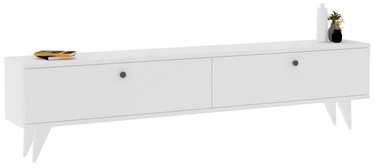 TV-laud Kalune Design Paris, valge, 160 cm x 25 cm x 35 cm