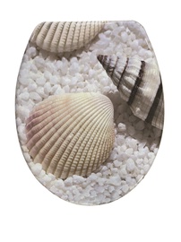 Tualetes vāks Domoletti YHUF-M01(T056), balta/smilškrāsas