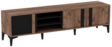 TV galds Kalune Design Mengu, priežu/antracīta, 180 cm x 40 cm x 50 cm