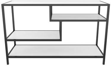 TV-laud Kalune Design Robbins, valge/must, 39 cm x 120 cm x 75 cm