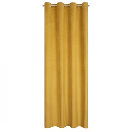 Ночные шторы Lili, горчичный, 140 см x 250 см