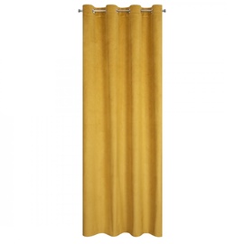 Ночные шторы Eurofirany Lili, горчичный, 140 см x 250 см