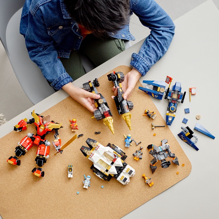 Konstruktor LEGO® NINJAGO® Robotiga ninjakomplekt 71765, 1104 tk