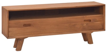 TV-laud VLX Solid Teak Wood 326115, pruun, 1100 mm x 300 mm x 450 mm