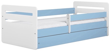 Vaikiška lova viengulė Kocot Kids Tomi, mėlyna, 164 x 90 cm, su patalynės dėže