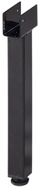 Baldų kojelės Sleepwell Support Leg, 2.7 cm x 2.7 cm, 25 cm, juoda