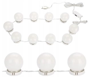LED virtene - bumbas Balls, balta