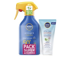 Комплект солнечнозащитных продуктов для тела Nivea Sun Protect & Hydrate SPF50+, 270 мл