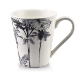 Krūzīte Mondex Tropical, balta, 0.39 l