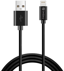 Kaabel Sandberg USB - Lightning USB, Lightning, 1 m, must