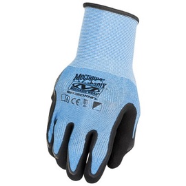 Cimdi pirkstaiņi Mechanix Wear S1CB-03-007, tekstilmateriāls/latekss, zila/melna, S