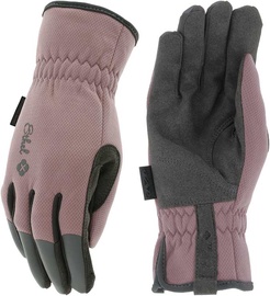 Töökindad sõrmikud Mechanix Wear Ethel Garden Plum ETH-PLM-520, kunstnahk, hall/violetne, M, 2 tk