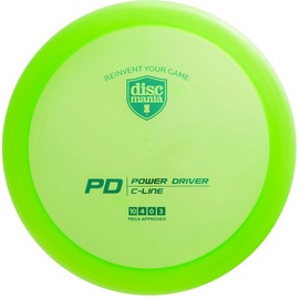 Lendav taldrik Discmania Distance Driver C-Line PD 10/4/0/3, roheline