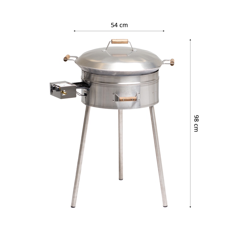 Gaasigrill GrillSymbol Cataplana Pro-545 Cat, 54 cm x 54 cm